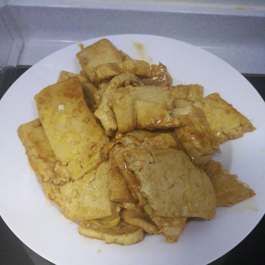 蚝油嫩豆腐