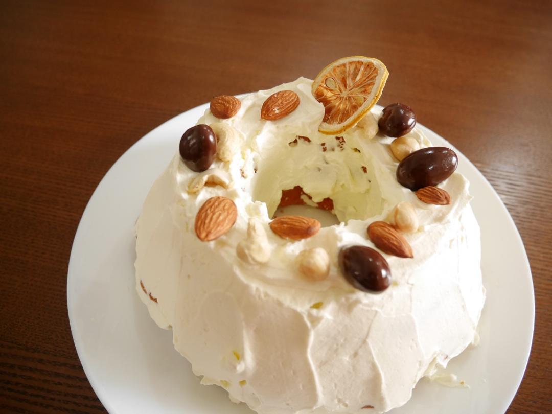 坚果芋泥奶油蛋糕