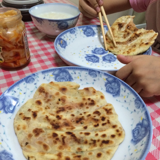 家常葱油饼