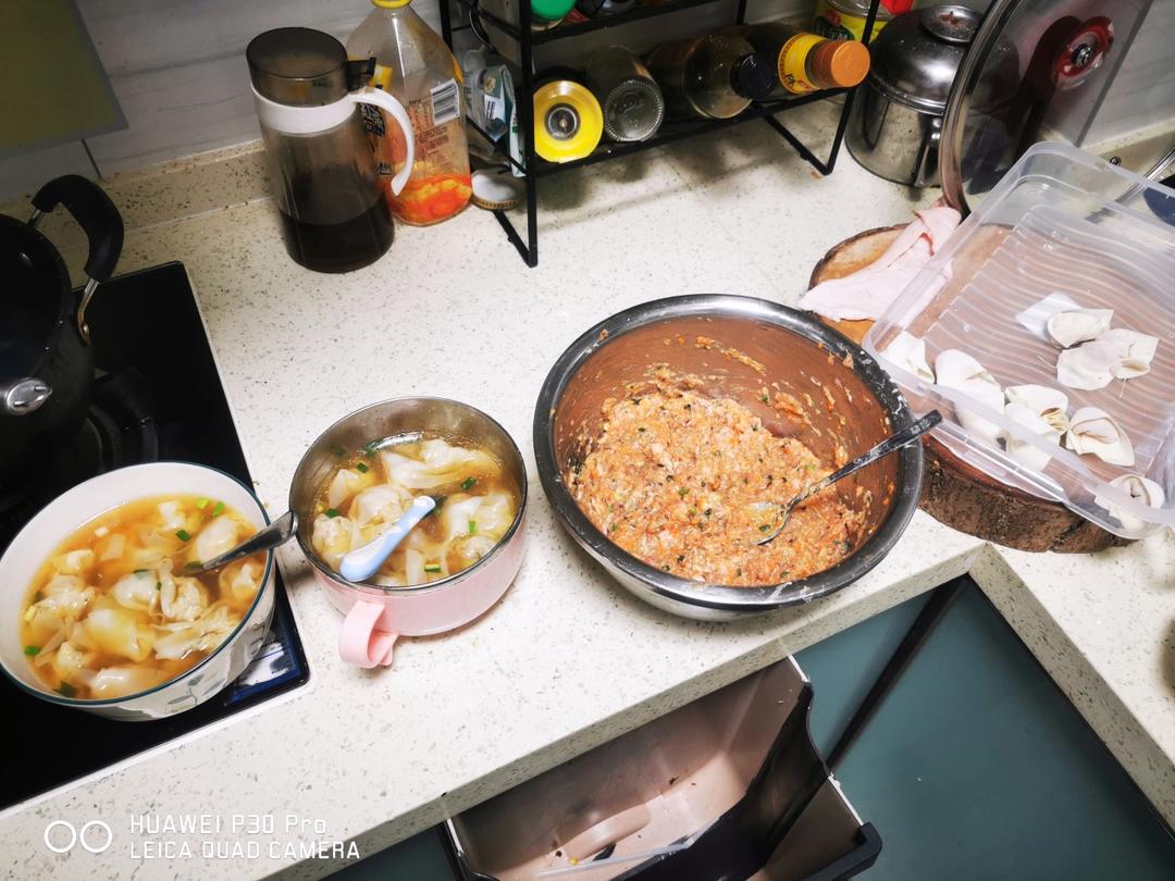 肉不柴的馄饨馅