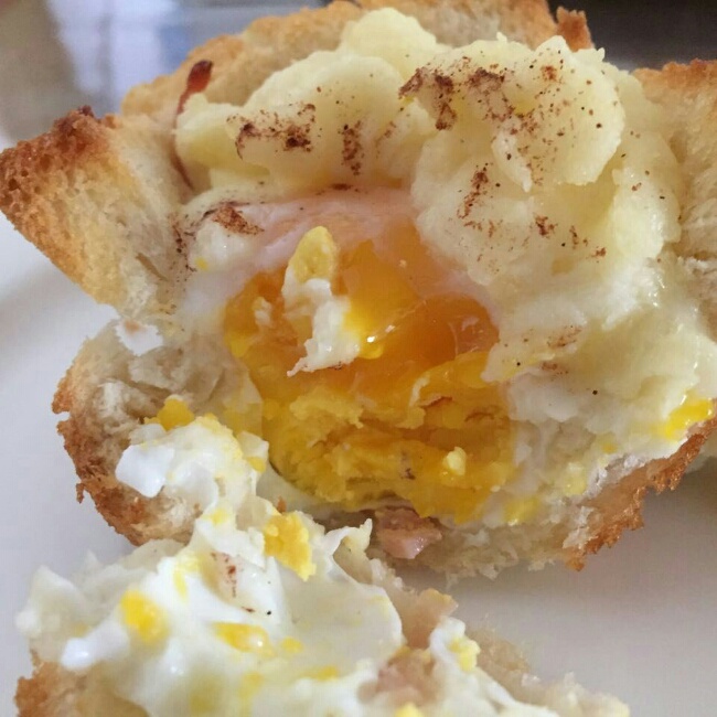 【Rachel khoo】热三明治马芬（Croque Madame Muffins）