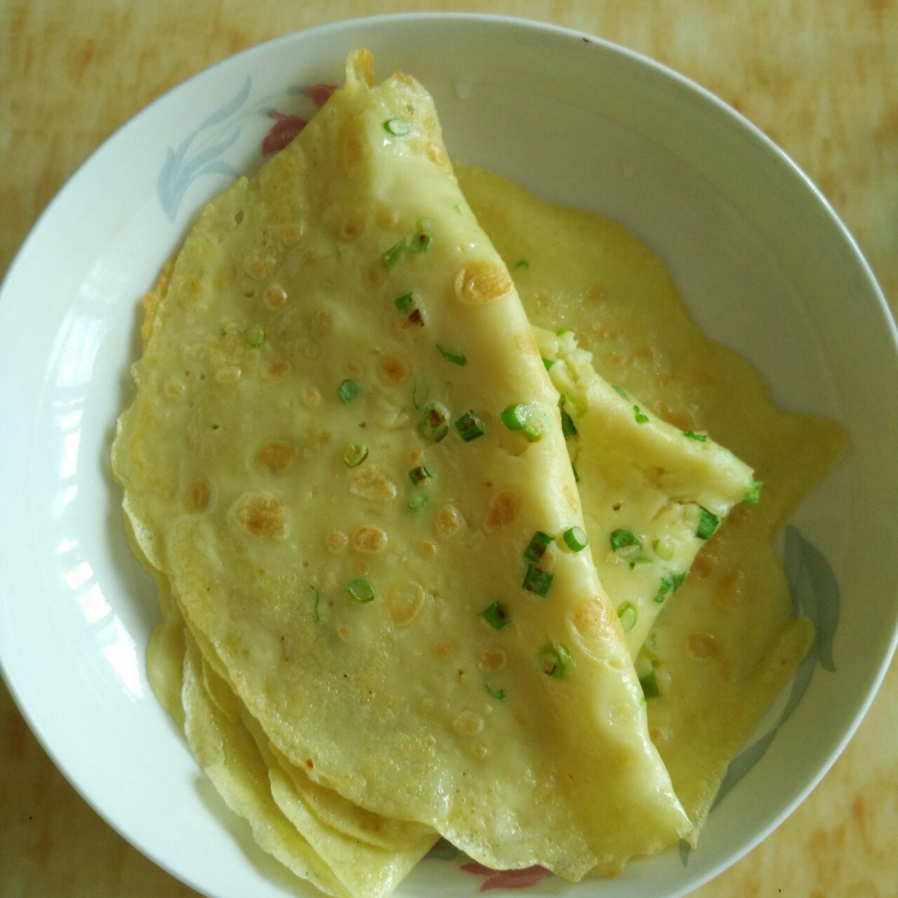 葱花鸡蛋饼