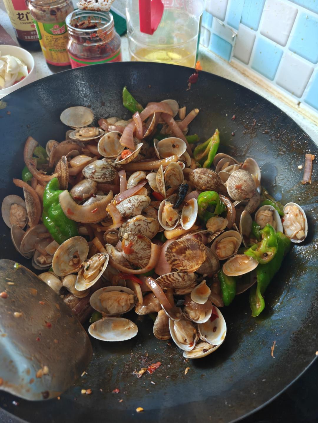 辣炒花蛤