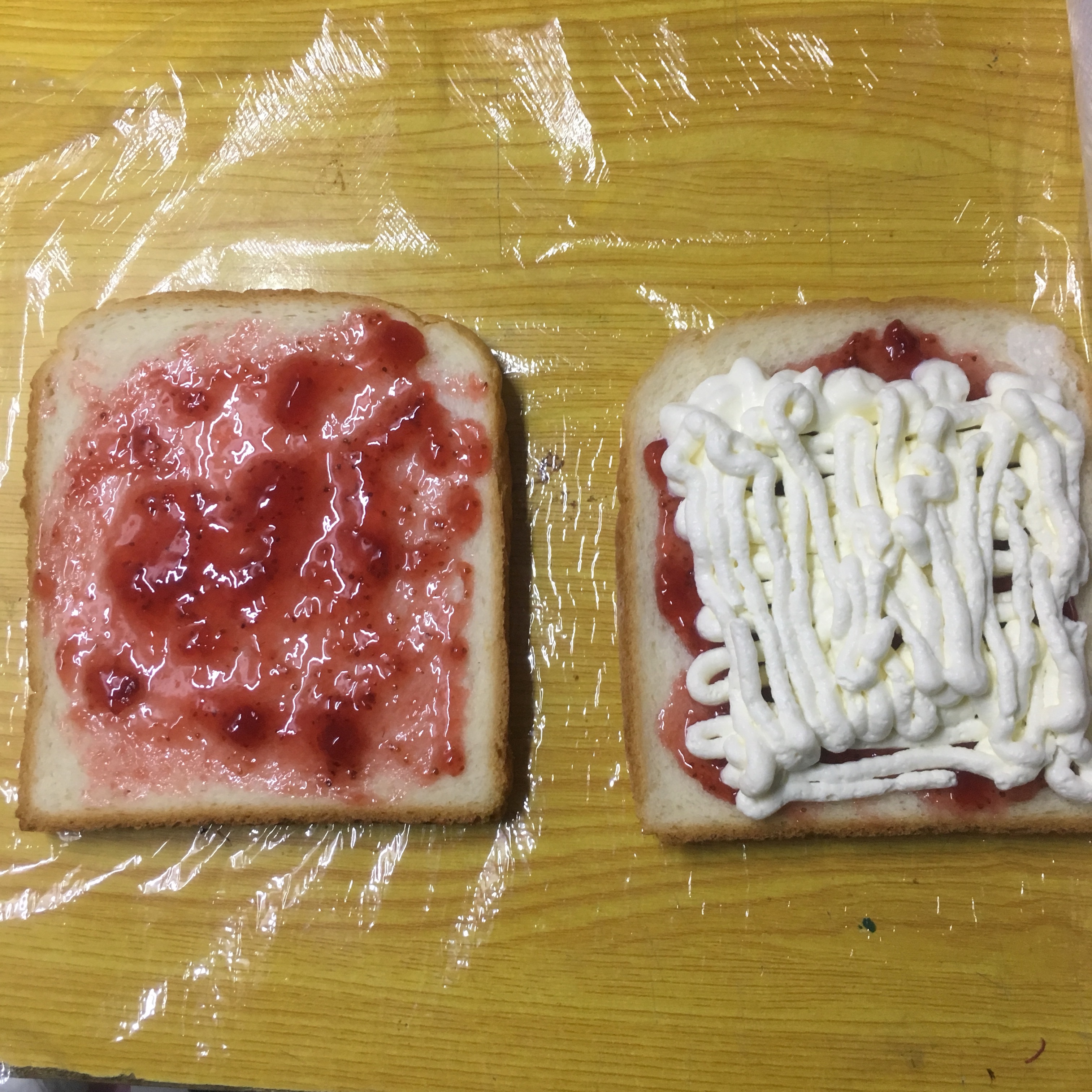水果奶油三明治的做法 步骤2
