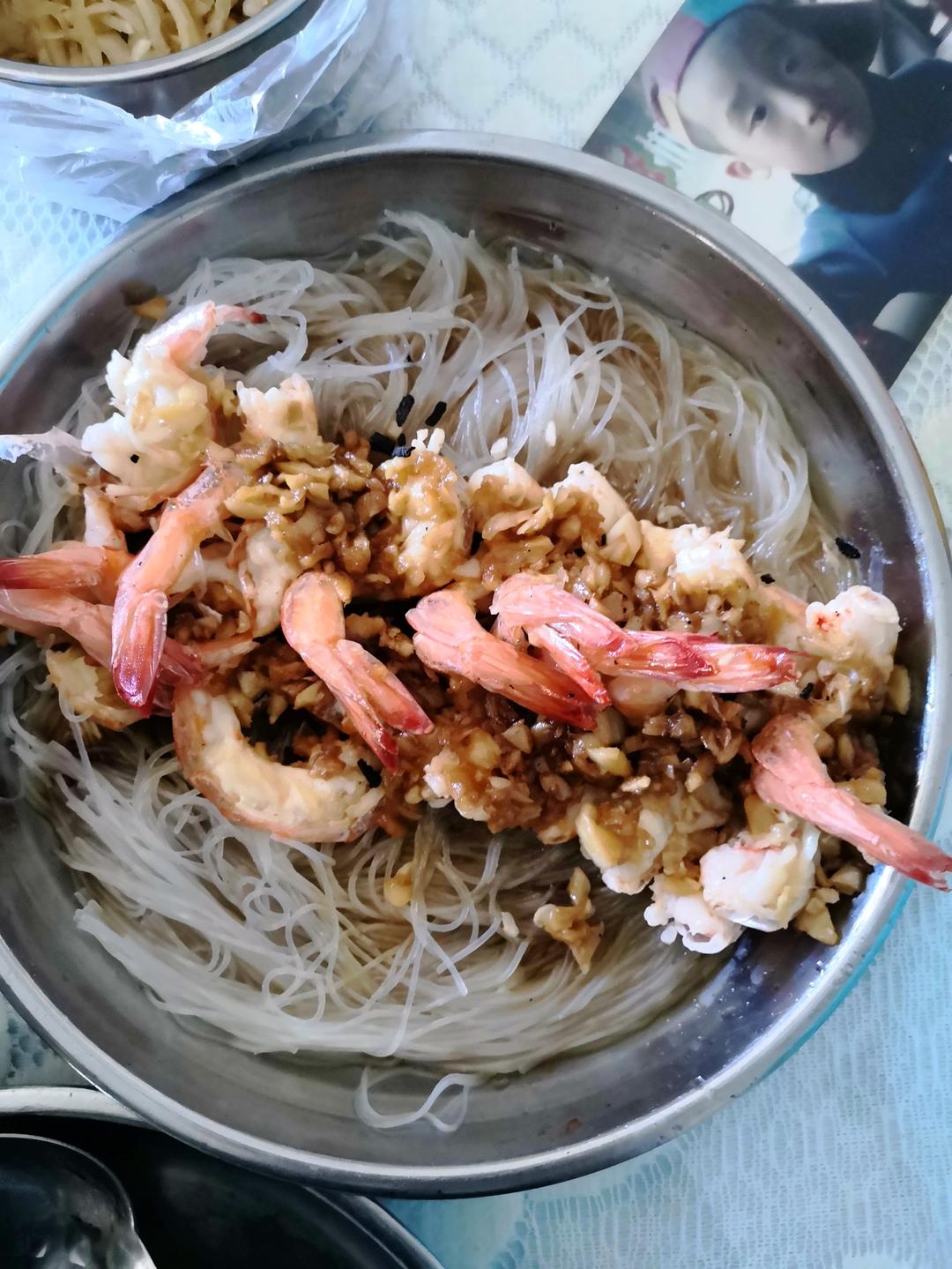 蒜蓉粉丝开背虾