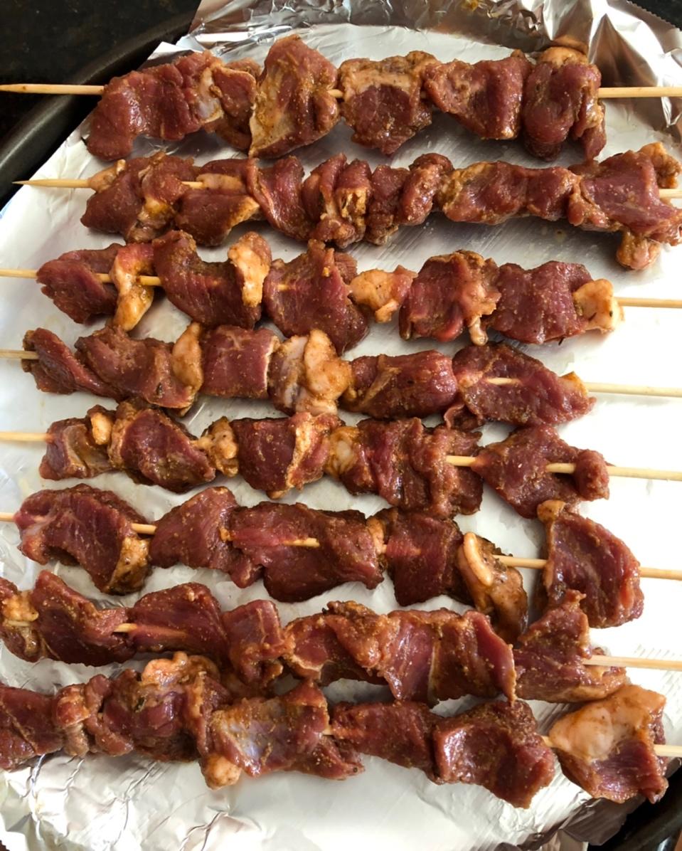 烤羊肉串
（烤箱版）