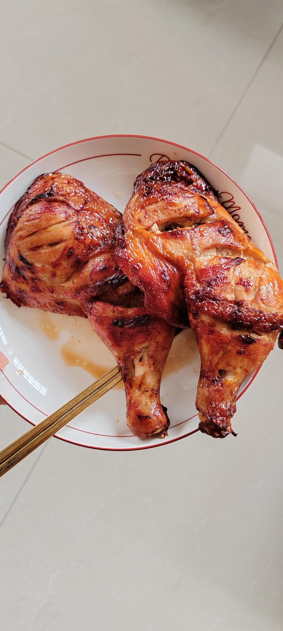 秘制香烤大鸡腿