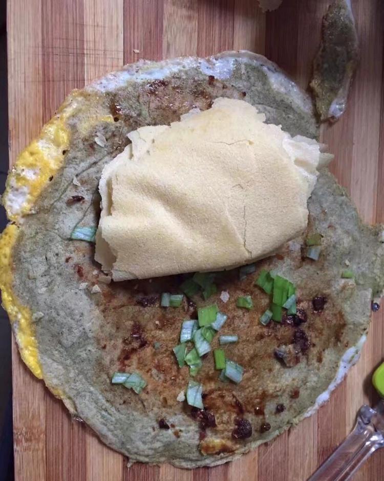 绿豆面煎饼果子