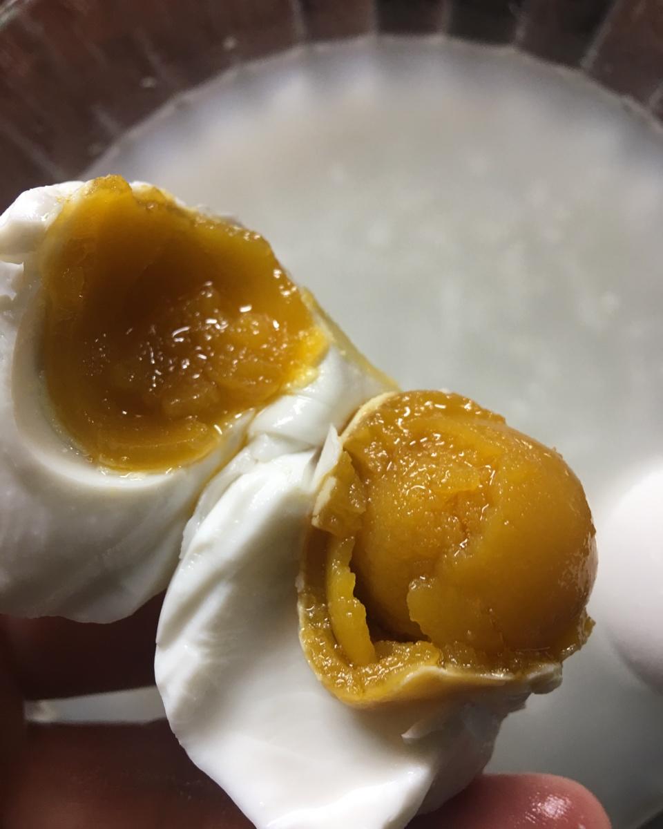 自制流油的咸鸭蛋