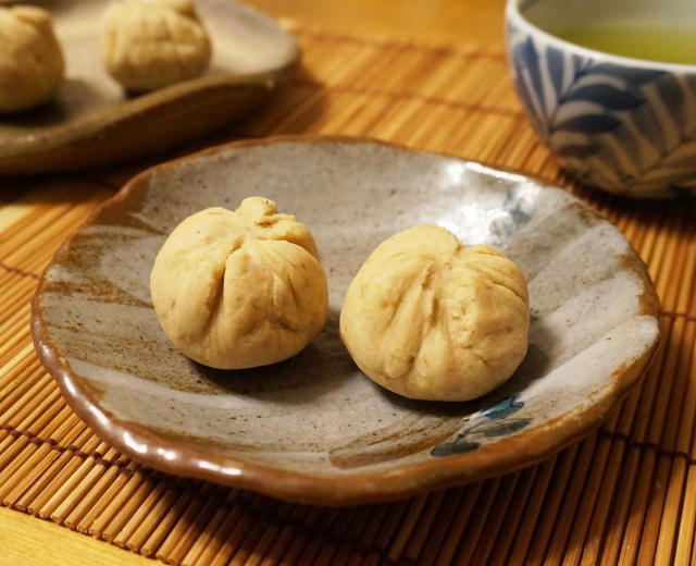 【日式传统甜点】栗子金团的做法