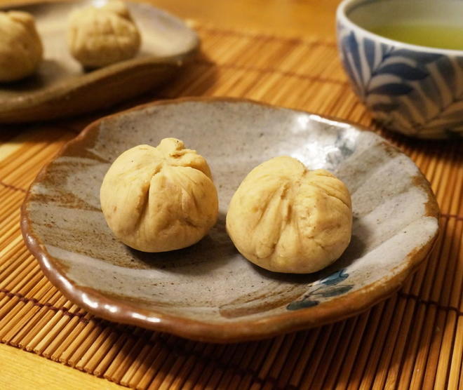 【日式传统甜点】栗子金团的做法