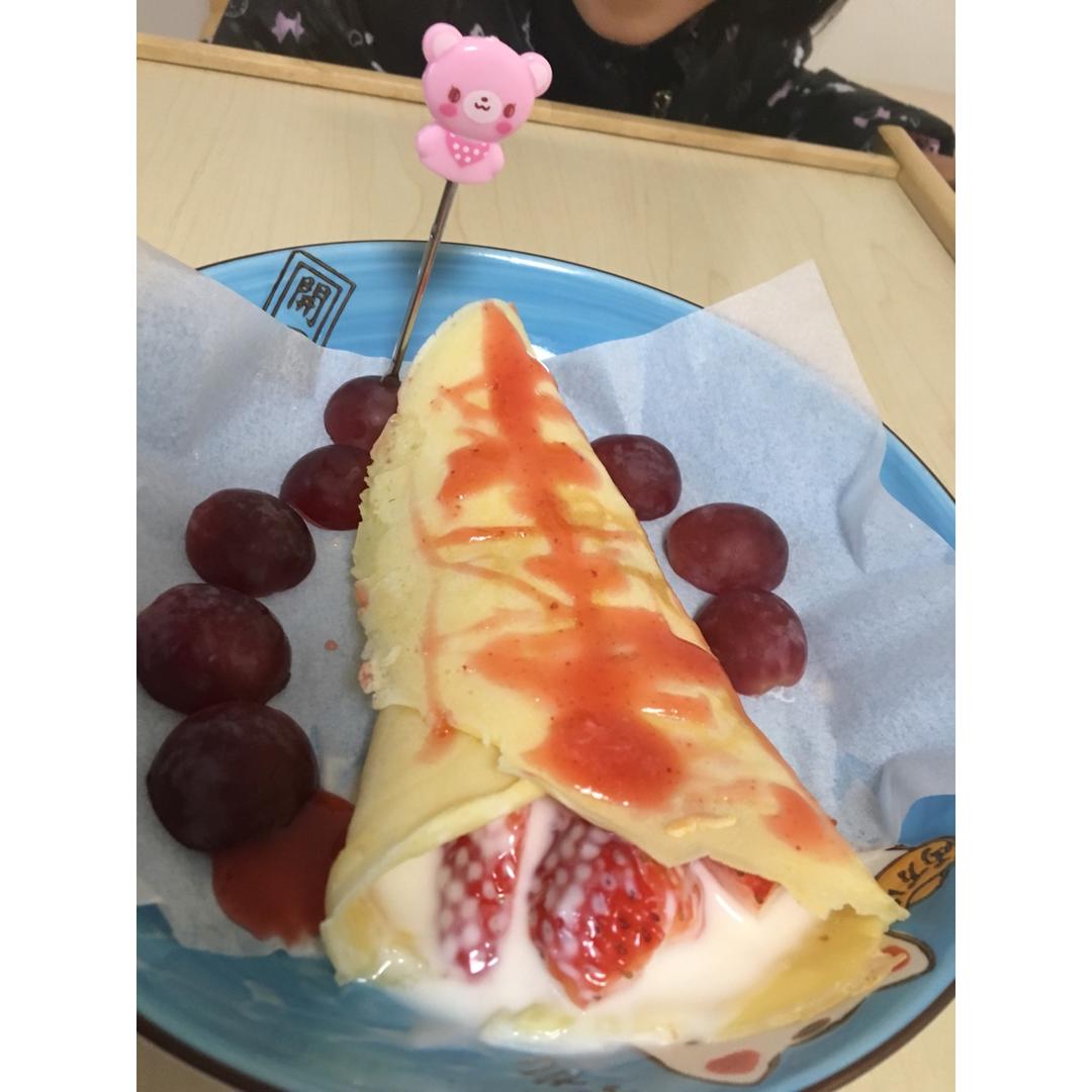 香蕉可丽饼