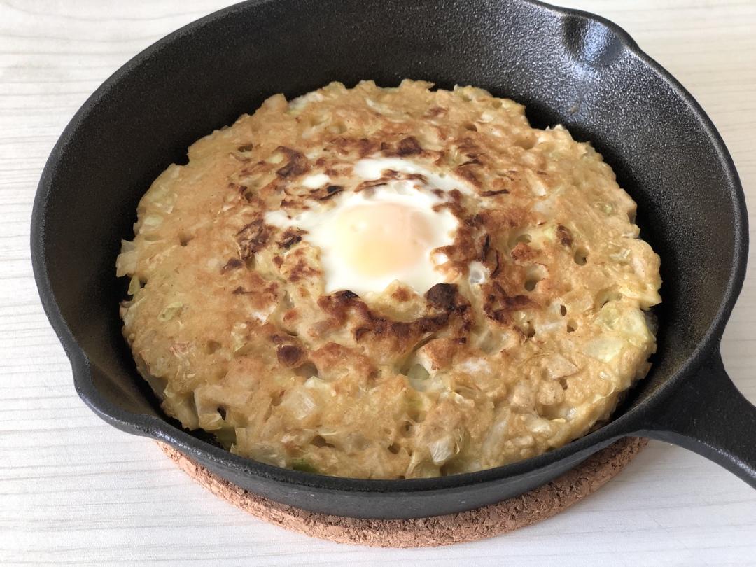 吃不胖的包菜抱蛋（日式家庭大阪烧抱蛋）减肥菜谱第一弹.营养美味.低碳水.降脂减肥.