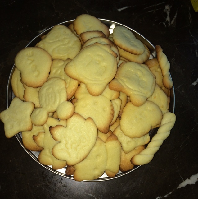 卡通黄油饼干