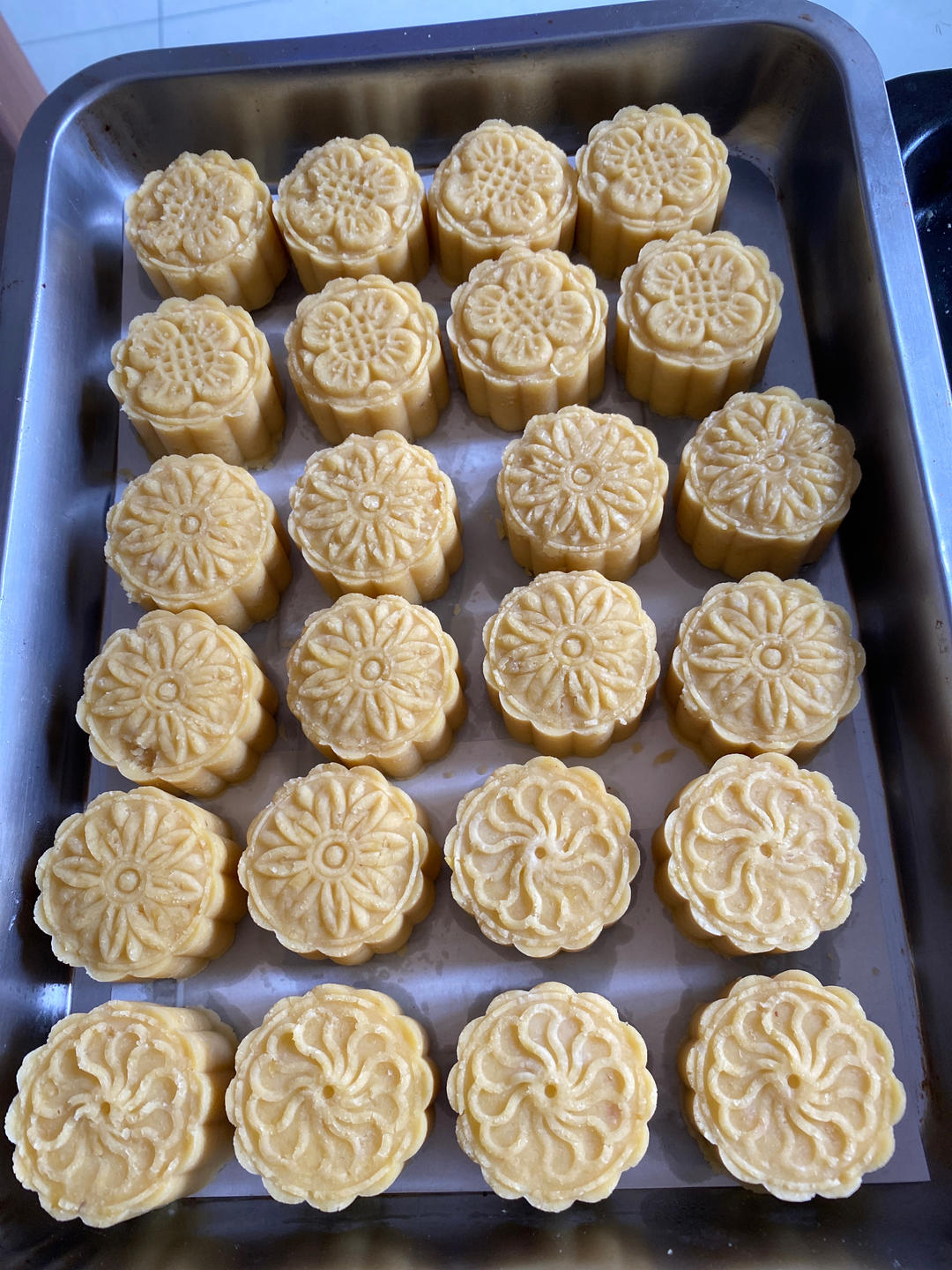 绿豆糕（自制脱皮绿豆）