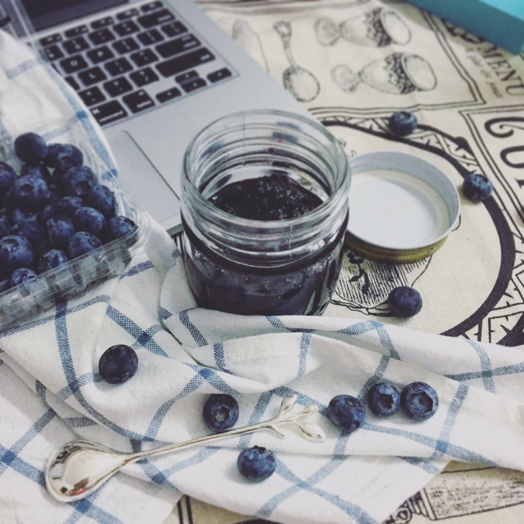 蓝莓果酱