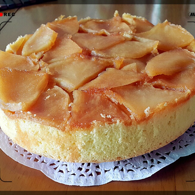 焦糖苹果翻转蛋糕