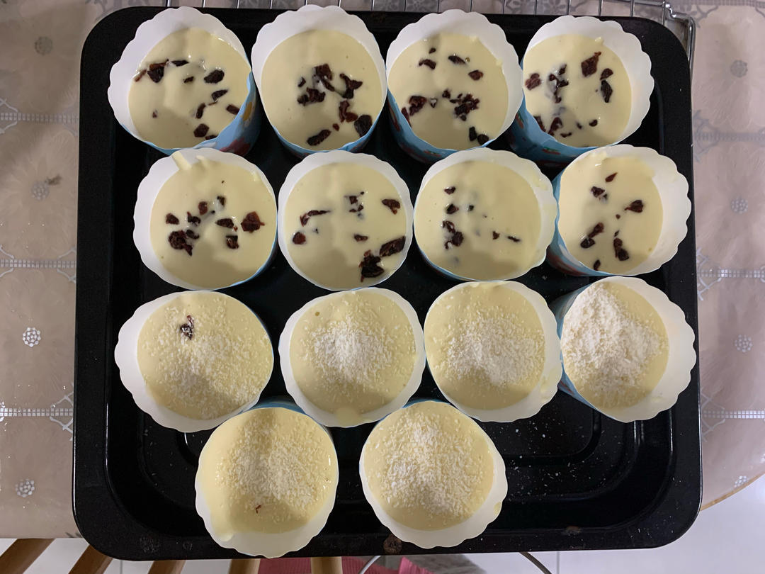 戚风小纸杯蛋糕