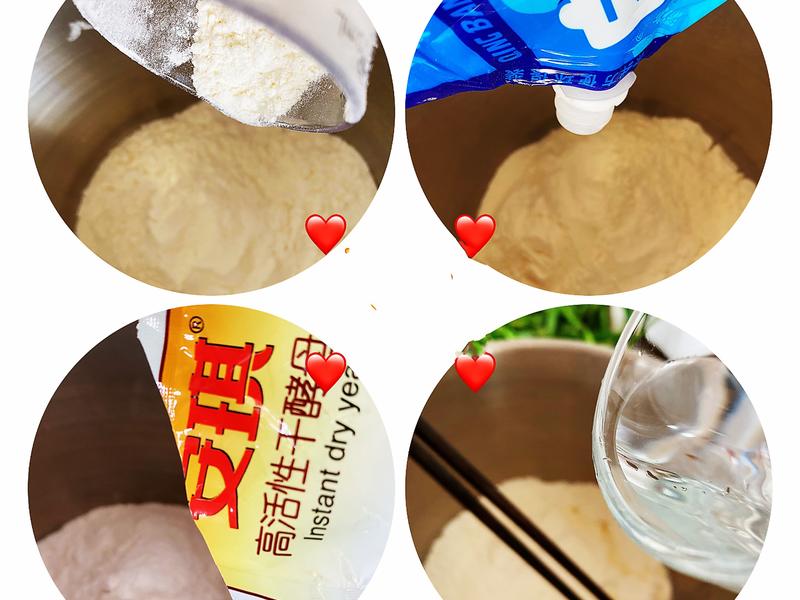 纯奶手撕吐司的做法 步骤1