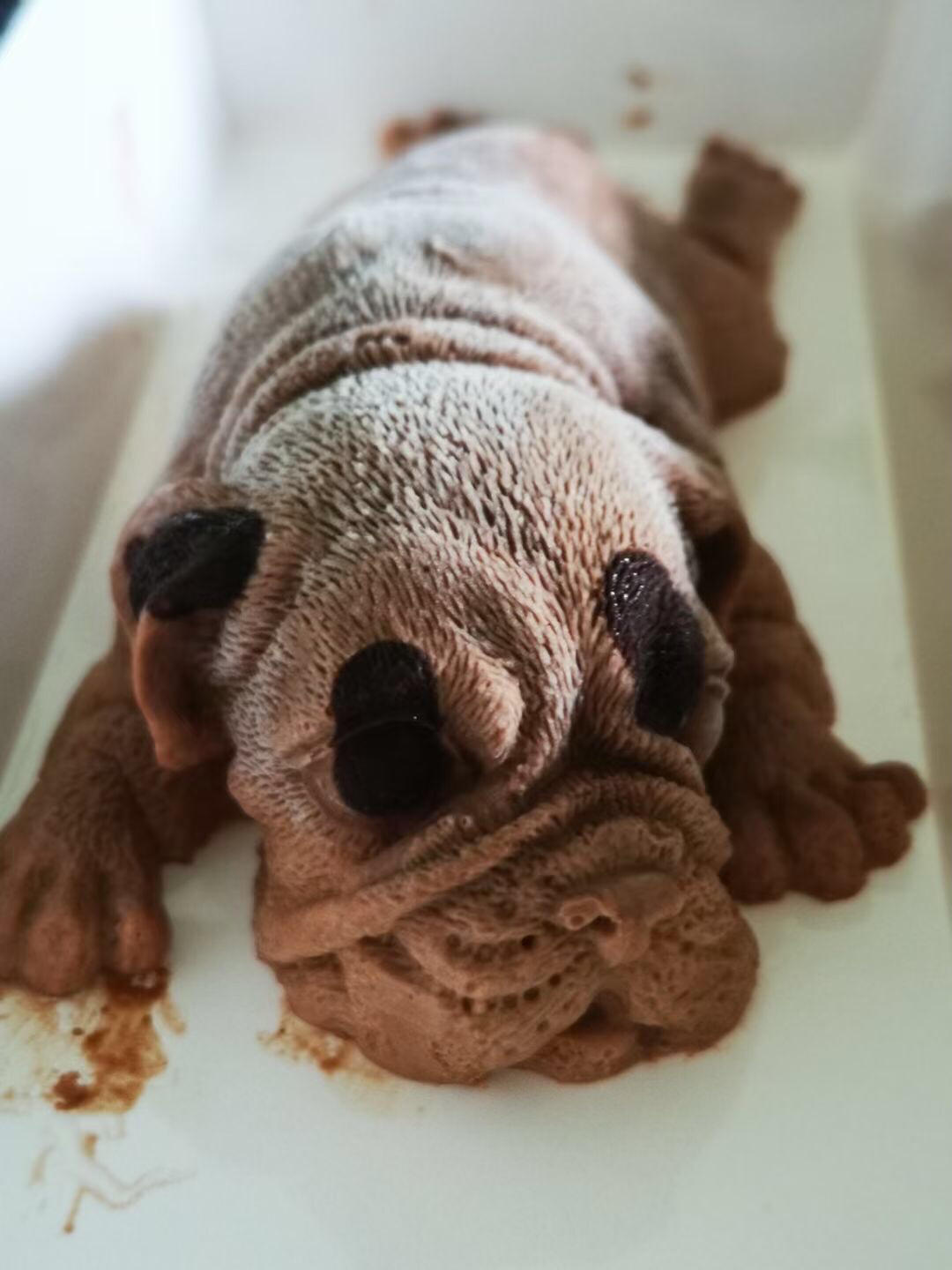 网红沙皮狗慕斯蛋糕