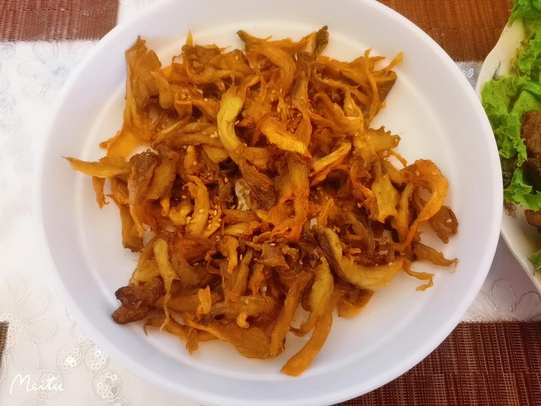干炸蘑菇