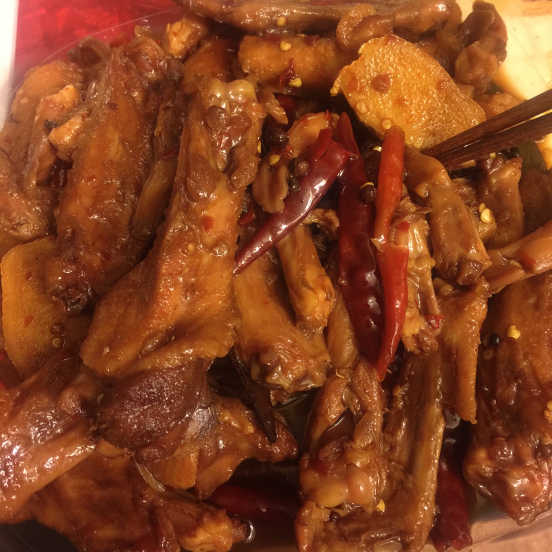 周黑鸭味～～～鸭翅 鸭爪