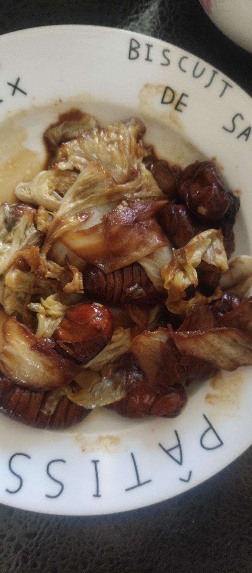 白菜炒茧蛹