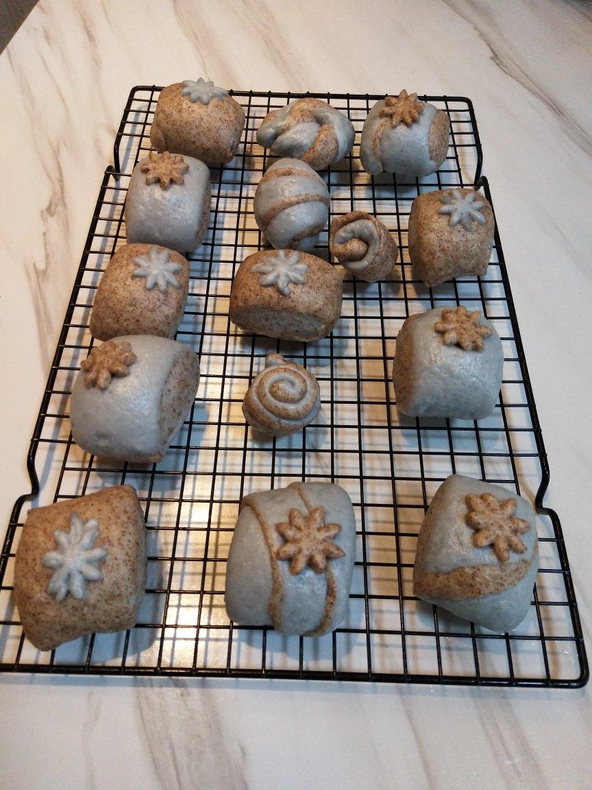 黑麦坚果杂粮馒头