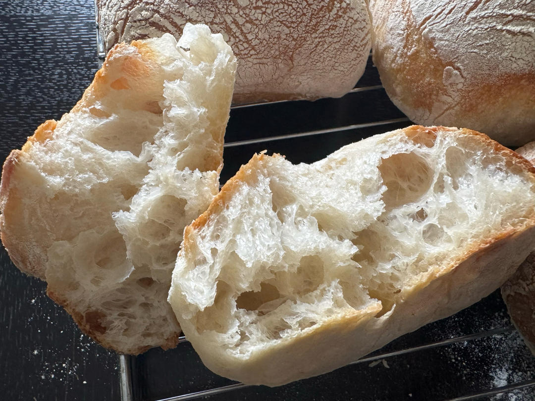 无糖少油｜原味恰巴塔面包｜Ciabatta