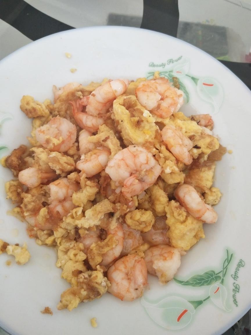 虾仁炒鸡蛋