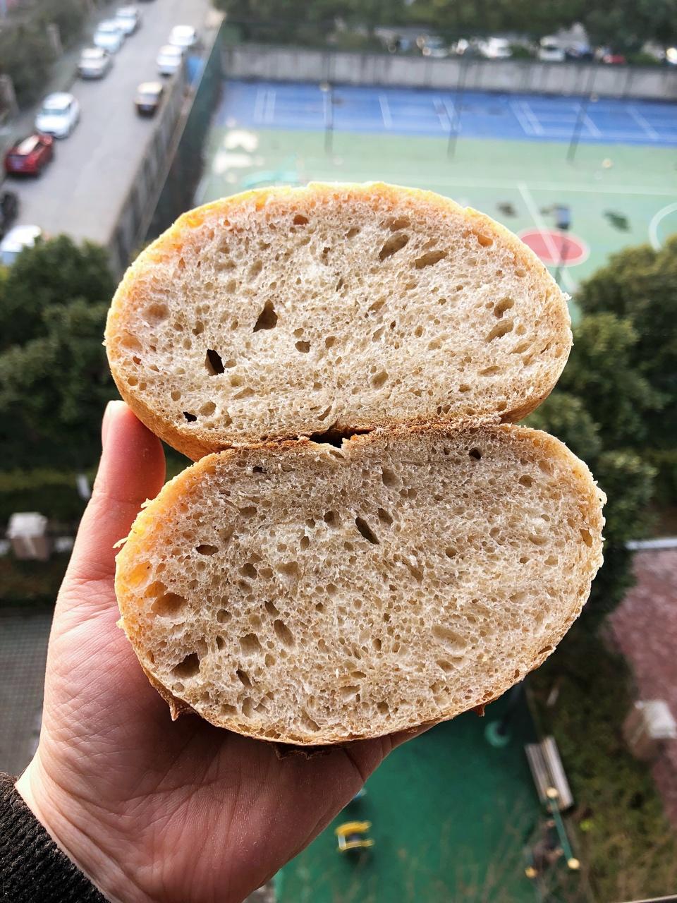 天然酵母乡村面包