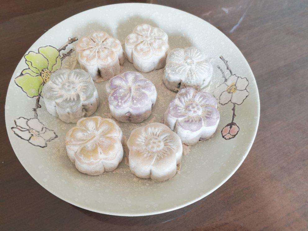 好吃到哭的冰皮月饼（细腻绿豆沙/榴莲）
