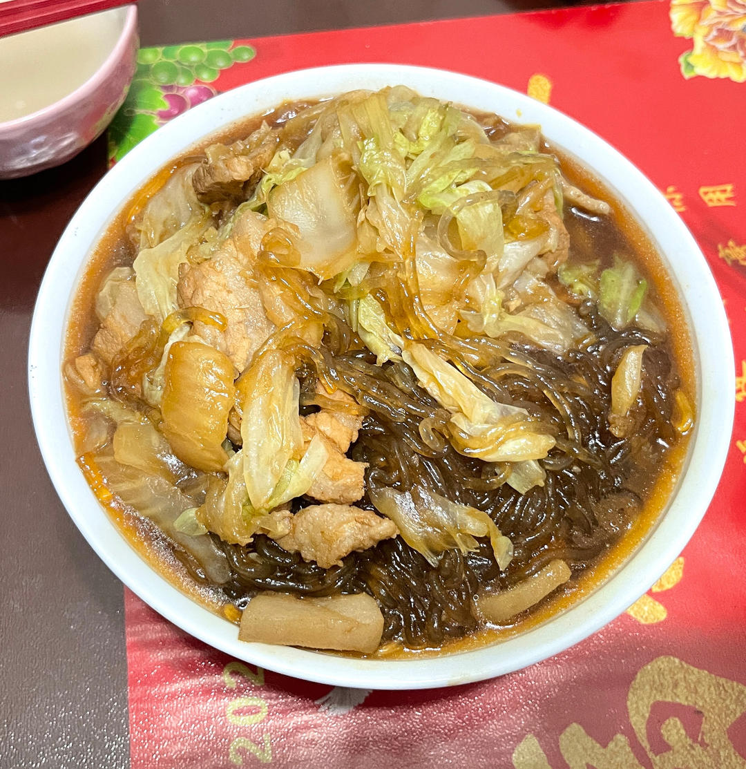 猪肉白菜炖粉条