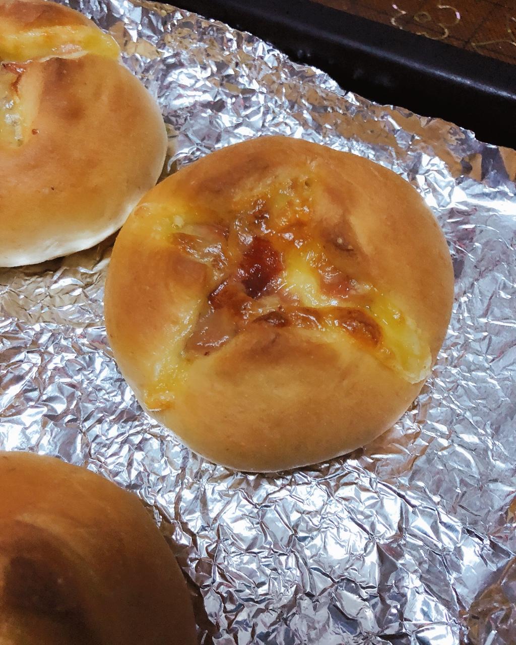 全麦芝士熔岩面包