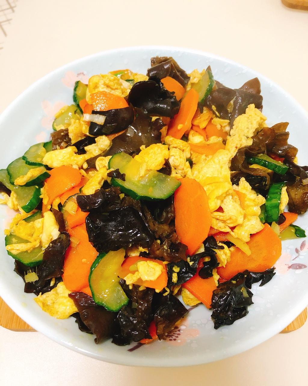 红太狼是吃货做的木须肉 muxurou