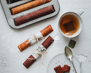 经典原味、巧克力、红茶味雪茄费南雪的做法 步骤14
