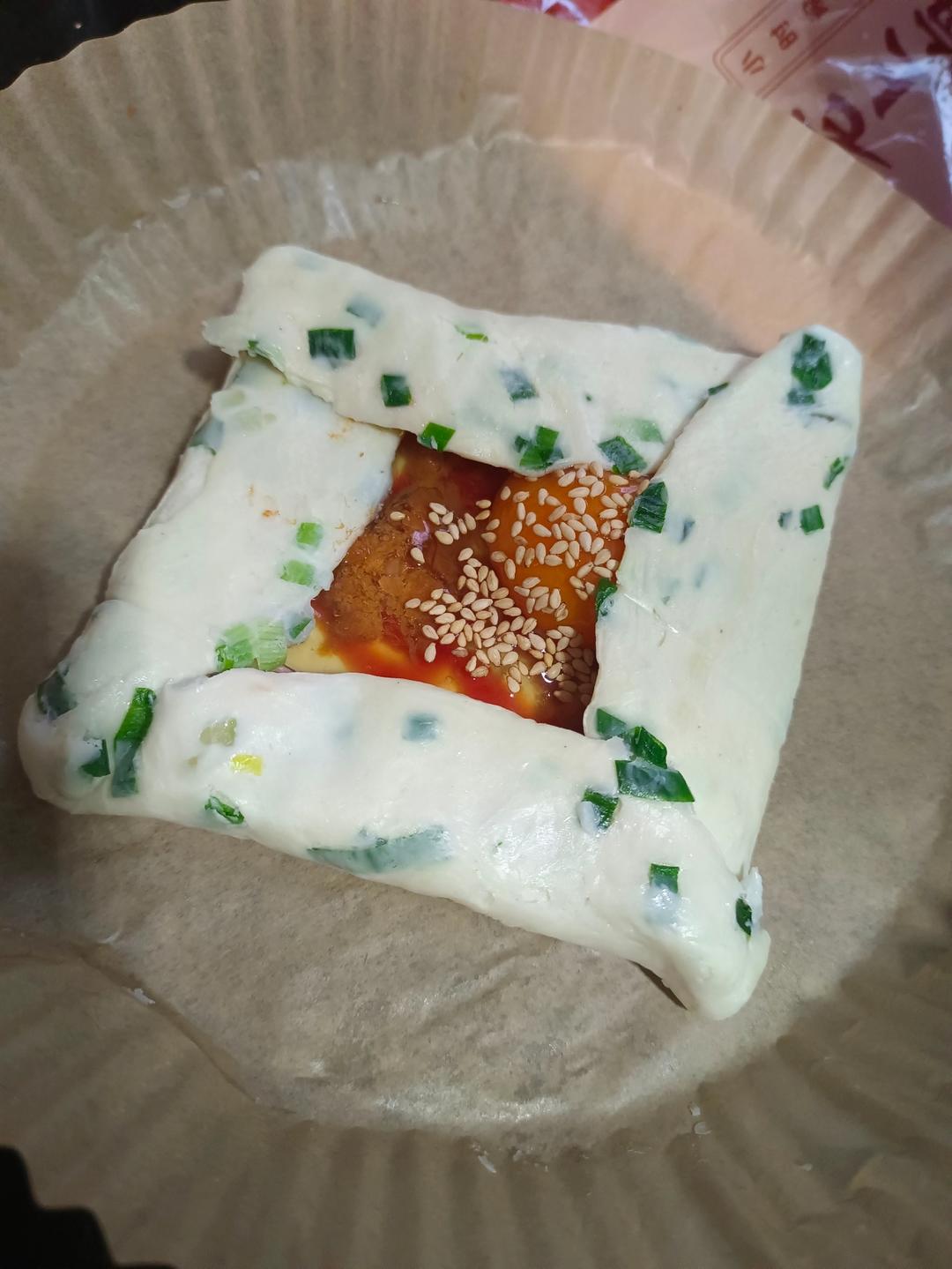 鸡蛋手抓饼（空气炸锅版）