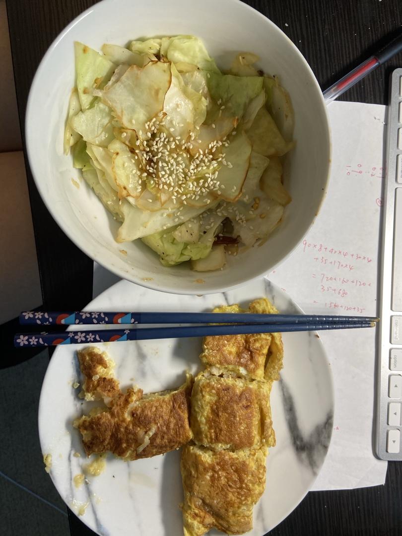 『低脂高蛋白』虾仁藜麦厚蛋烧