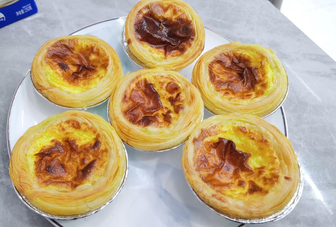 空气炸锅版全蛋葡式蛋挞『秒杀KFC』悠伴空气炸锅