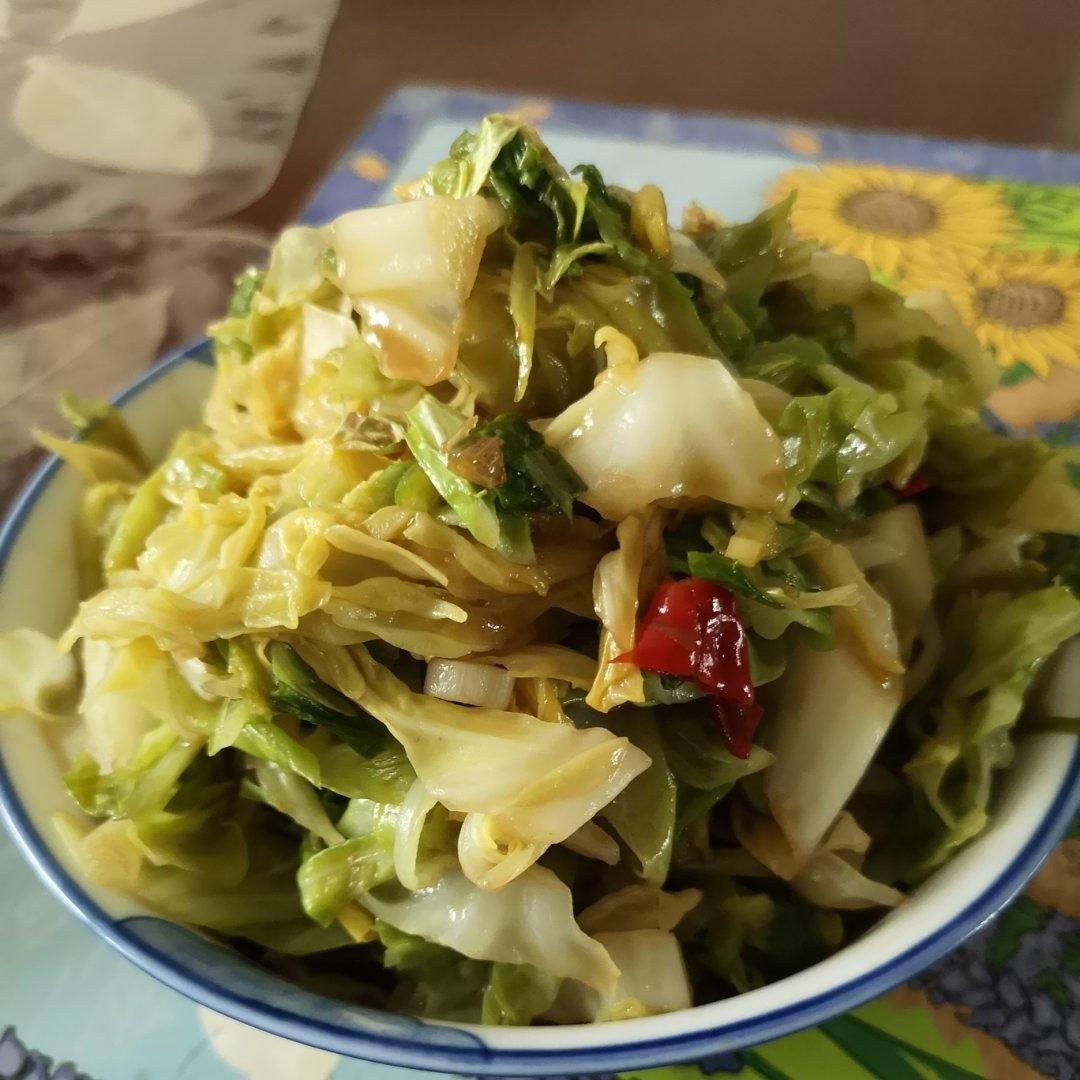 ㊙️巨好吃的干煸手撕包菜～酸辣开胃又下饭