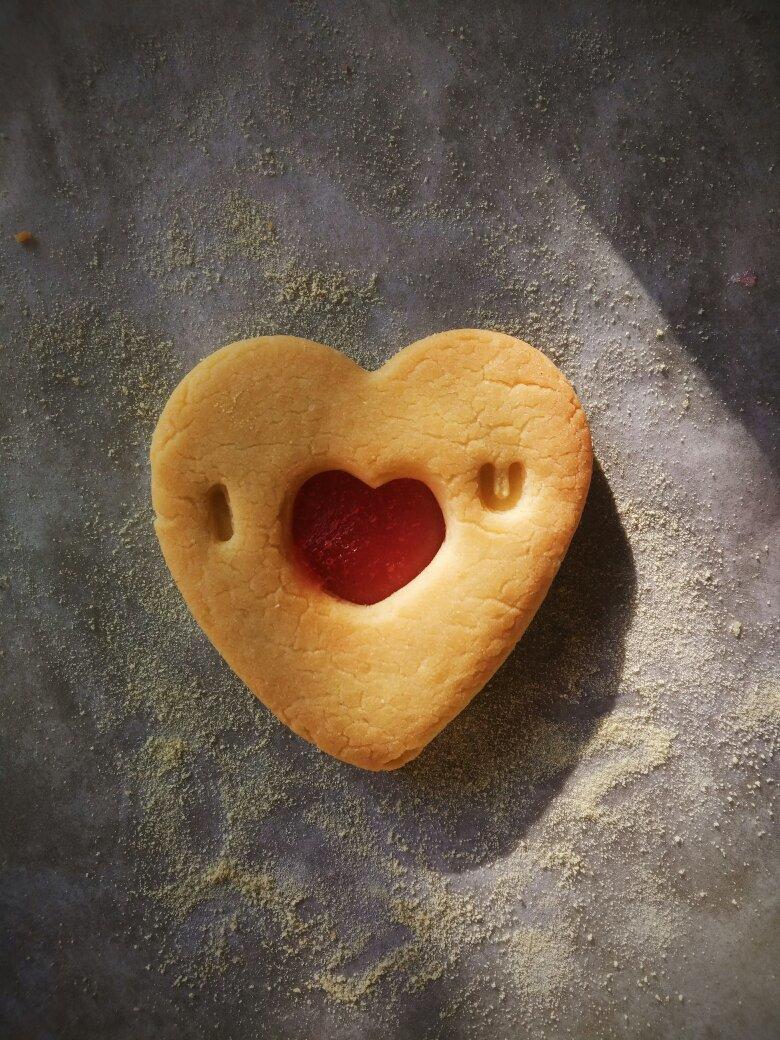 包涵着满满的爱---Q糖爱心饼干