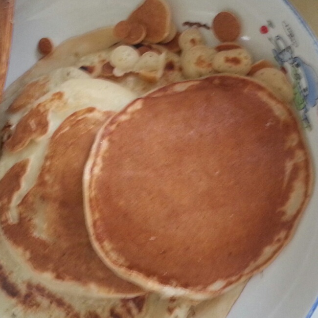 香蕉牛奶小煎饼