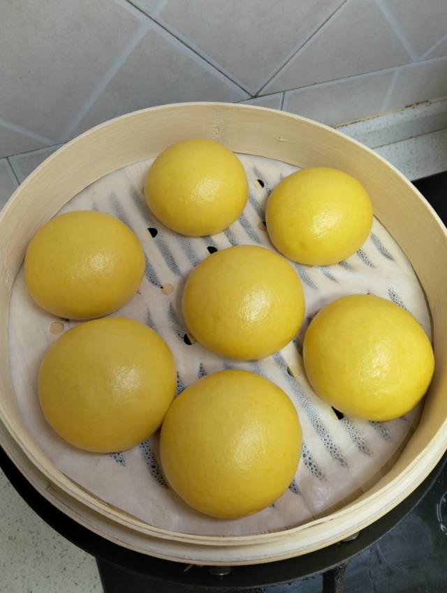 水光肌南瓜馒头