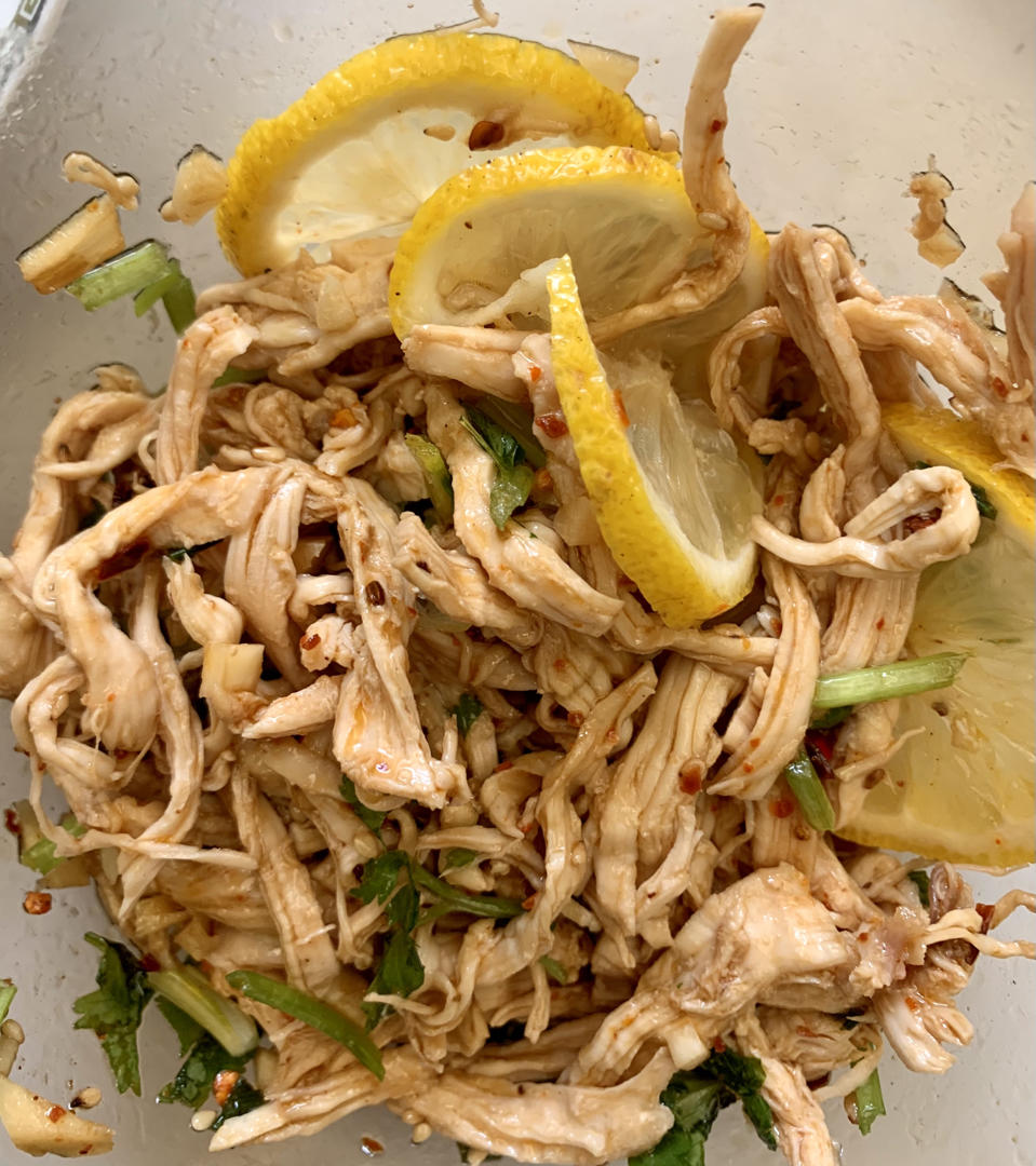 ✅ 第6道快手低脂菜✨清爽美味的柠檬鸡丝🍋鸡胸肉满分吃法💯