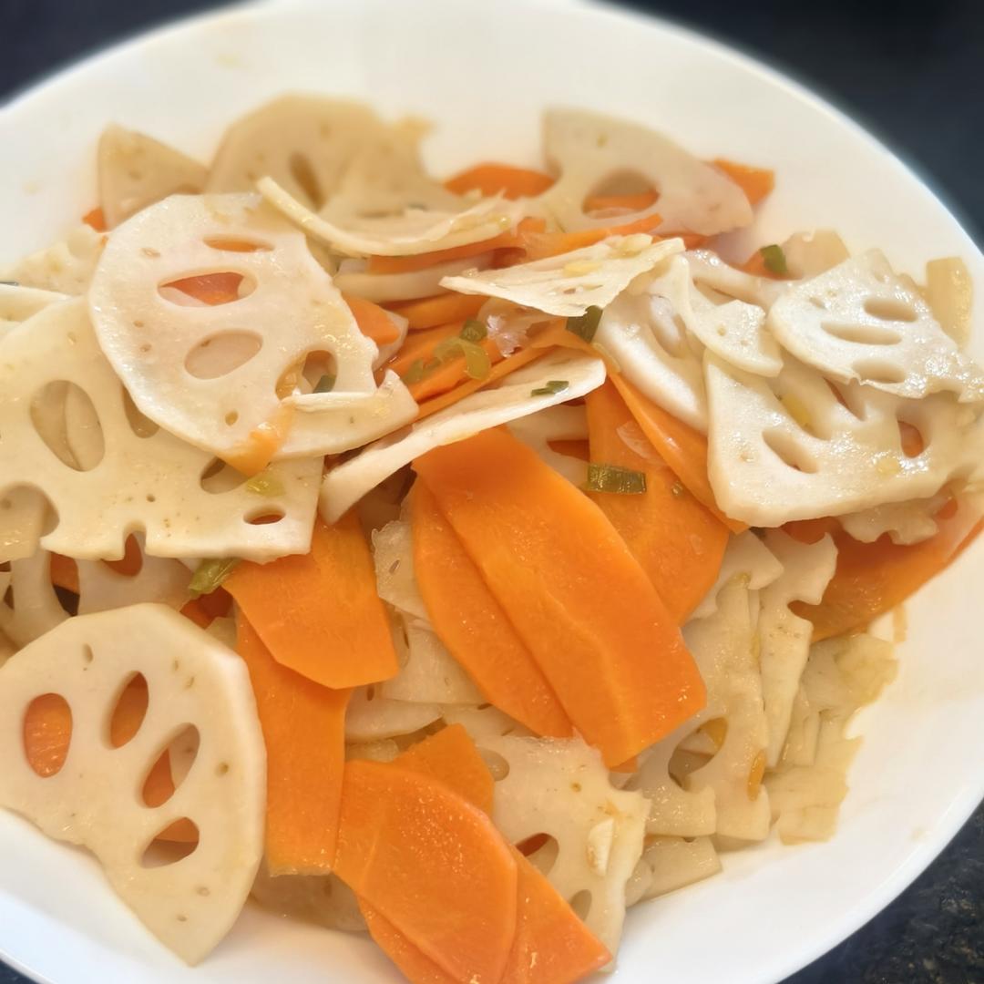 最简单味道惊艳的糖醋藕片