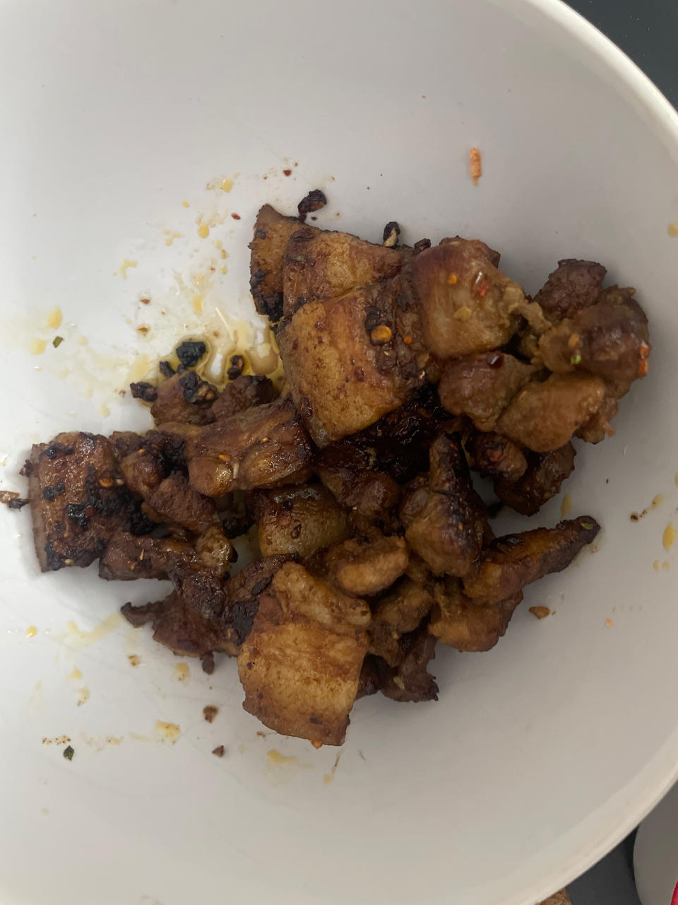 家庭版锅烤五花肉