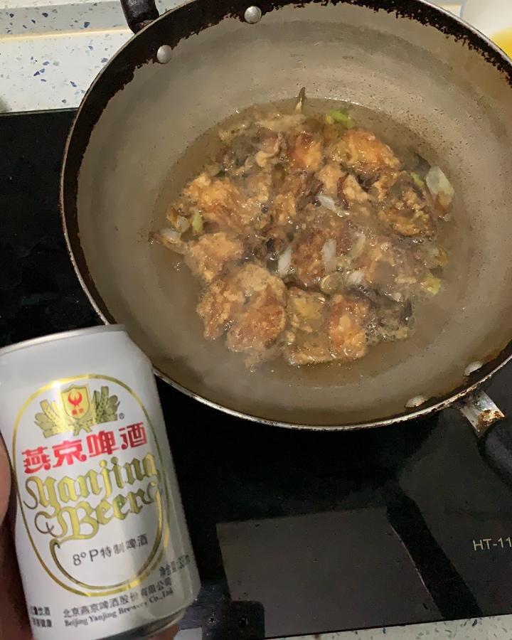 蒜子啤酒烧鱼块