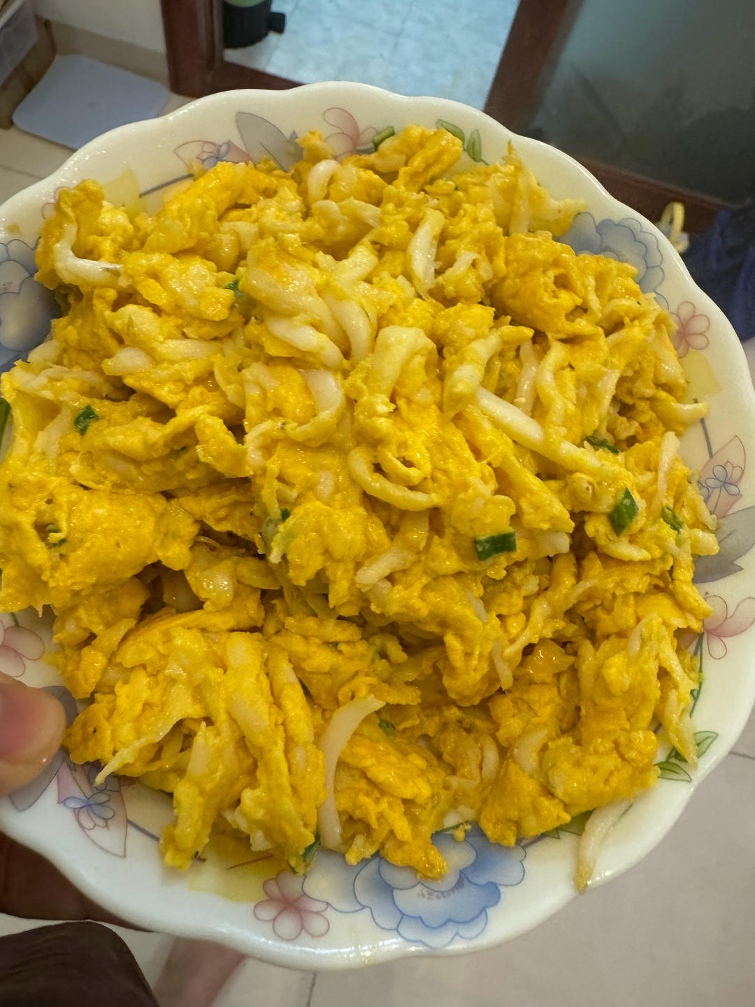 白饭鱼(银鱼)煎蛋