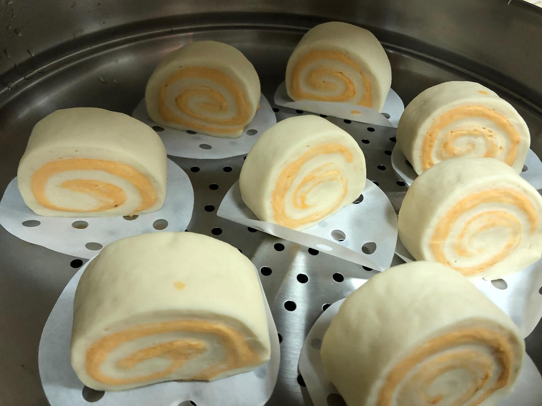 牛奶馒头（番薯泥馒头）