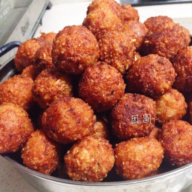 ykk做的炸糯米圆子